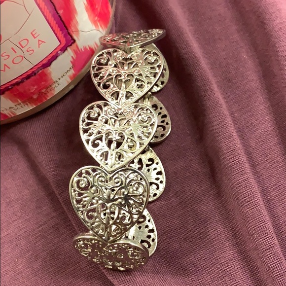 Silver heart bracelet - Picture 5 of 5